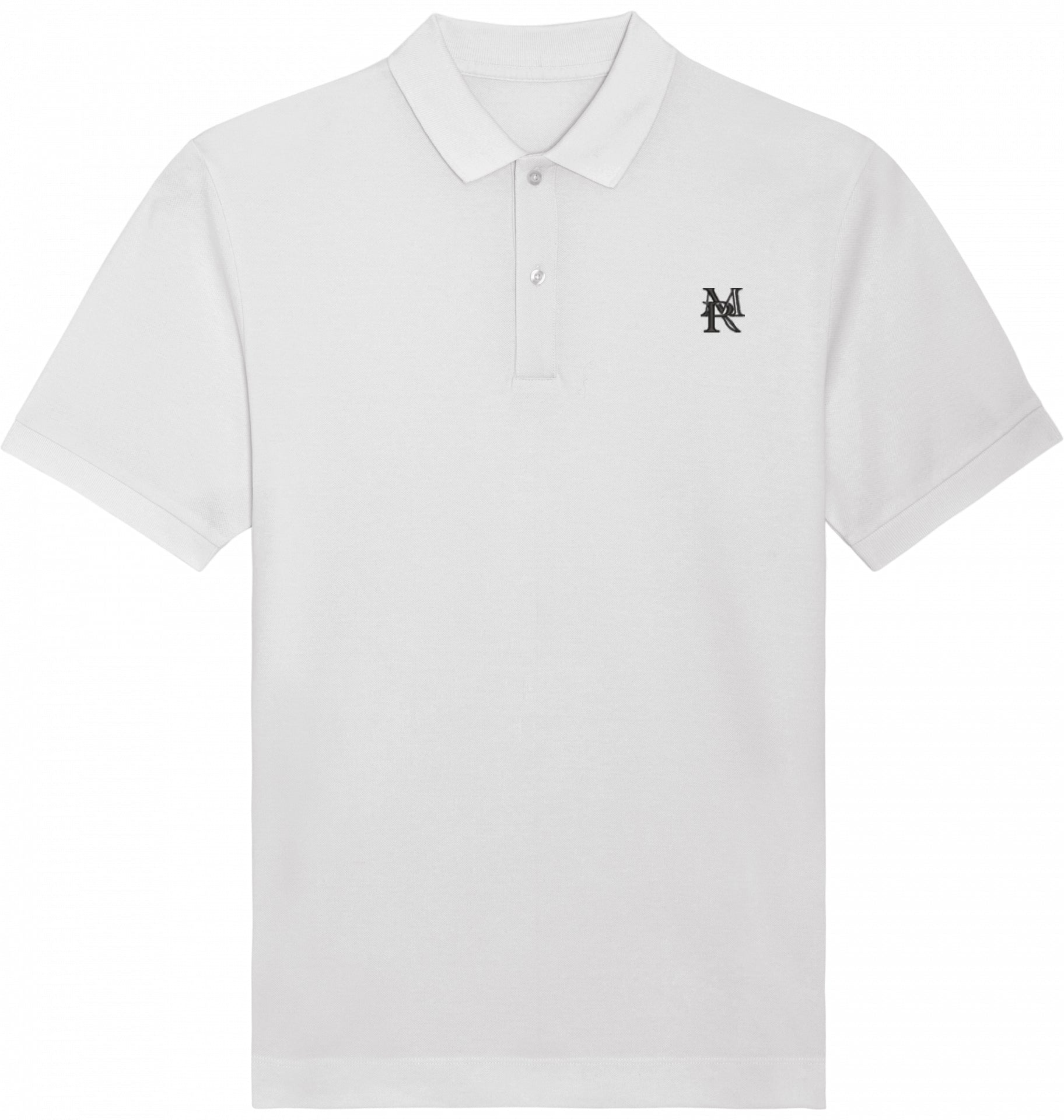 POLOSHIRT BRUSTBESTICKUNG SCHWARZ LOGO OHNE KRANZ